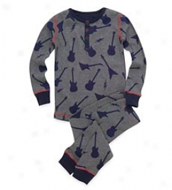 Dogs Of Rock Thermal Pjs Set