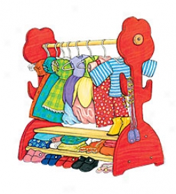 Doll's Flower Clothing Rack