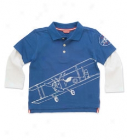 Flying Bears 2-in-1 Layered Polo Tee