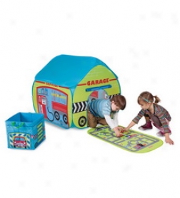 Garage Pop Tent And Garage Storage Cube And Mat Special