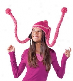 Hand-knit Woolen Avatar Hat For Kids