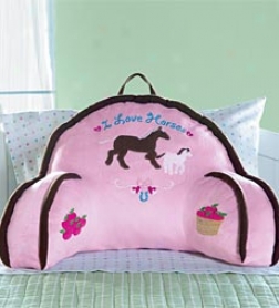 I Love Horses Lounge Pillow