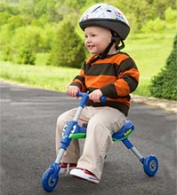 Indoor/outdoor Pwdal-free Scuttlebug Trike