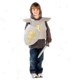 Lightweight Foam Dress-up Defensive clothing With Mesh Bag/tunic, Helmet And Shield