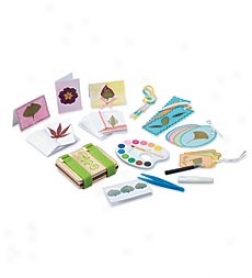 Mini Flower Press Kit With Nature Cards