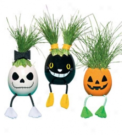 Nyokki Handcrafted Halloween Plant Pet