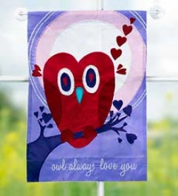 Owl Always Love You Garden Flag-small