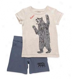 Park Ranger Bear Shorts Set