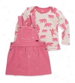 Pink Bear Jumper Set