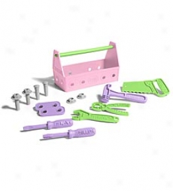 Pink Eco-friendly 15-piece Tool Set