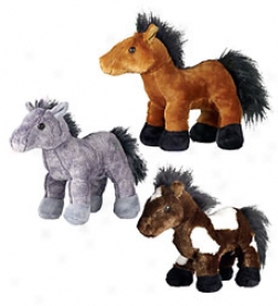 Plush Webkinz Pony Toy Which Links To Vitruzl Online World