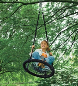 Round-and-round Outdoor Swing