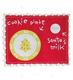 Santa's Cookies And Milk Placemat