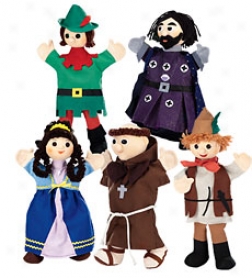 Set Of 5 Costumed Puppets Specific