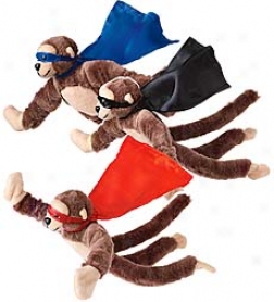 Set Of 6 Flying Flingshot Monkeys