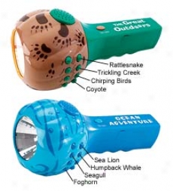 Sound And Light Flashlight With Nature Sounds