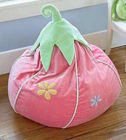 Strawberry Bean Bag Chairwill Ship Late August 2011