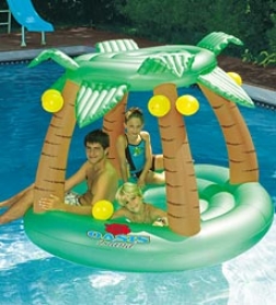 Swimline Oasis Island Inflatable Pool Idler