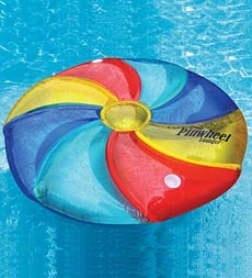 Swimline Pinwheel Inflatable Island Pool Lounger