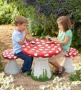 Mushroom Table And Stools Specialsave $19.96 On The Set!