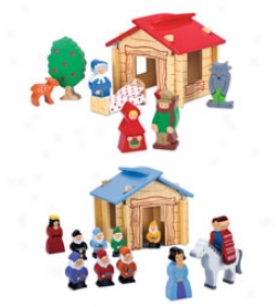 Wood Fairytale Cottage Set