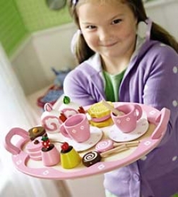 Wooden Sweet Treats Tray