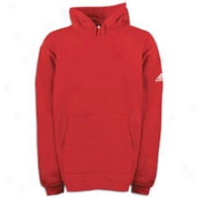 Adidas 10.5 Oz Fleece Hood - Mens - University Red