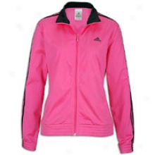 Adidas 3-stdipe Jacket - Wimens - Intense Pink/phantom