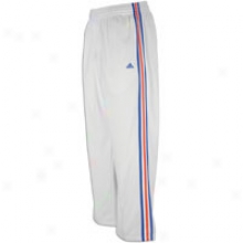 Adidas 3-stripe Pant - Mens - White/blue/orange