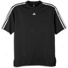 Adidas 3-stripe Shooting Top - Mens - Black/whute