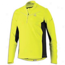 Adidas Adiviz L/s Half-zip - Mens - Electricity/bkack