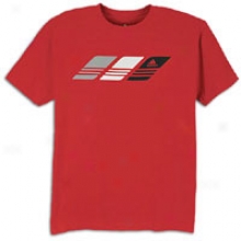 Adidas Clikaspeed T-shirt - Mens - University Red/black/white