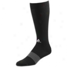 Adidas Compression Otc Sock - Mens - Black/graphite/silver