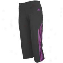 Adidas Cotton Stretch Capri - Womens - Phantom/ultra Purple