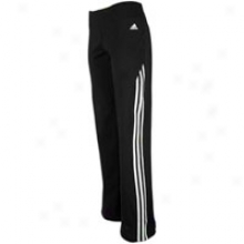 Adidas Cotton Stretch Pant - Womens - Black/white