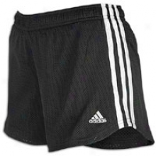 Adidas Everyday Ensnare Striped Short - Womens - Black/white