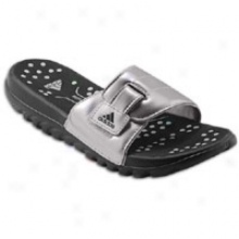 Adidas Fluid Trainer Slide - Womens - Black/black/metallic Silvdr