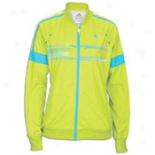 Adidas La Grete Track Jacket - Womens - Slime/intense Blue