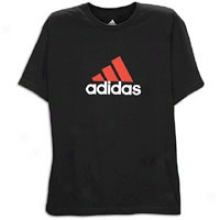 Adiads Logo S/s T-shirt - Mens - Black/red