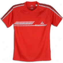 Adidas Modern Classics La S/s T-shirt - Mens - Solid Grey/infrared/shift Grey