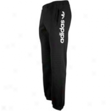 Adidas Originals Cut And Sew Padded Knee Clip Pant - Mens - Black/white