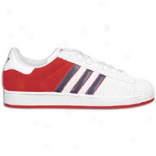 Adidas Originals Superstar Lite - Mens - White/red/navy