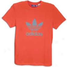 Adidas Originals Trefoil S/s Logo T-shirt - Mens - Core Energy/medium Lead