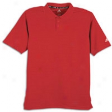 Adidax Perf Basics Climalite Polo - Mens - University Red