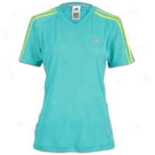 Adidas Response Ds S/s T-shirt - Womens - Extreme Green/ultra Glow/lt Onix