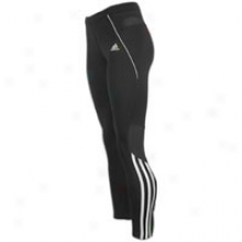 Adidas Response Long Tight - Womens - Black/white/lt Onix