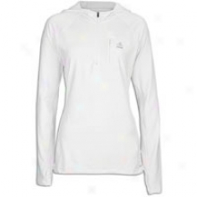 Adiddas Techfit Coldweather 3/4 Zip Hoodie - Womens - Pure