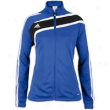 Adidas Tiro Ii Full Zip L/s Training Jacket - Womens - Cobalt/black/white