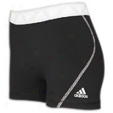 Adidas Varsity Reversible 3" Lacking Tight - Womens - Black/wyite