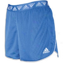 Adidas Varsity Reversible Mesh Train Short - Womens - Satellite/intense Blue